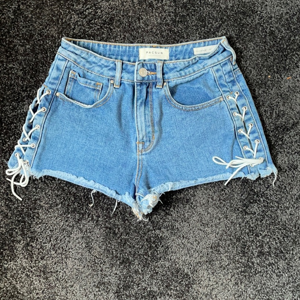 PAC sun high rise shorts size 26